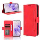 For Infinix Zero 30 4G Skin Feel Calf Texture Card Slots Leather Phone Case(Red) - 1