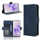 For Infinix Zero 30 4G Skin Feel Calf Texture Card Slots Leather Phone Case(Blue) - 1