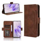 For Infinix Zero 30 4G Skin Feel Calf Texture Card Slots Leather Phone Case(Brown) - 1