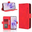 For Infinix Zero 30 5G Skin Feel Calf Texture Card Slots Leather Phone Case(Red) - 1