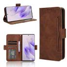 For Infinix Zero 30 5G Skin Feel Calf Texture Card Slots Leather Phone Case(Brown) - 1