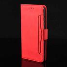 For Infinix Note 40 4G Skin Feel Calf Texture Card Slots Leather Phone Case(Red) - 2