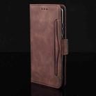 For Infinix Note 40 4G Skin Feel Calf Texture Card Slots Leather Phone Case(Brown) - 2