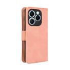 For Infinix Note 40X 5G Skin Feel Calf Texture Card Slots Leather Phone Case(Pink) - 3