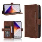 For Infinix Note 40X 5G Skin Feel Calf Texture Card Slots Leather Phone Case(Brown) - 1