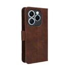 For Infinix Note 40X 5G Skin Feel Calf Texture Card Slots Leather Phone Case(Brown) - 3