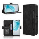 For Infinix Hot 50 Pro 4G Skin Feel Calf Texture Card Slots Leather Phone Case(Black) - 1