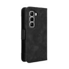 For Infinix Hot 50 Pro 4G Skin Feel Calf Texture Card Slots Leather Phone Case(Black) - 3