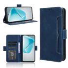 For Infinix Hot 50 Pro 4G Skin Feel Calf Texture Card Slots Leather Phone Case(Blue) - 1