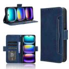 For Infinix Hot 50i 4G / Smart 9 4G Skin Feel Calf Texture Card Slots Leather Phone Case(Blue) - 1