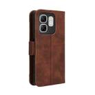 For Infinix Hot 50i 4G / Smart 9 4G Skin Feel Calf Texture Card Slots Leather Phone Case(Brown) - 3