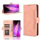 For Infinix Zero 40 5G Skin Feel Calf Texture Card Slots Leather Phone Case(Pink) - 1