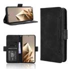 For Infinix Note 50 4G / Note 50 Pro 4G Skin Feel Calf Texture Card Slots Leather Phone Case(Black) - 1