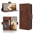 For Infinix Note 50 4G / Note 50 Pro 4G Skin Feel Calf Texture Card Slots Leather Phone Case(Brown) - 1
