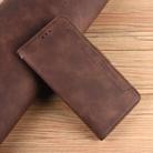 For Infinix Note 50 4G / Note 50 Pro 4G Skin Feel Calf Texture Card Slots Leather Phone Case(Brown) - 2