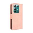 For Infinix Note 50x 5G Skin Feel Calf Texture Card Slots Leather Phone Case(Pink) - 3