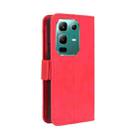 For Infinix Note 50x 5G Skin Feel Calf Texture Card Slots Leather Phone Case(Red) - 3