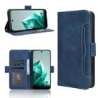 For Infinix Note 50x 5G Skin Feel Calf Texture Card Slots Leather Phone Case(Blue) - 1