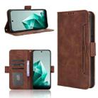 For Infinix Note 50x 5G Skin Feel Calf Texture Card Slots Leather Phone Case(Brown) - 1