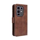 For Infinix Note 50 Pro+ Skin Feel Calf Texture Card Slots Leather Phone Case(Brown) - 3