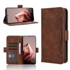 For Infinix Note 50s 5G Skin Feel Calf Texture Card Slots Leather Phone Case(Brown) - 1