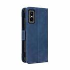 For Infinix GT 30 Pro 5G Skin Feel Calf Texture Card Slots Leather Phone Case(Blue) - 3