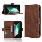 For Infinix GT 30 Pro 5G Skin Feel Calf Texture Card Slots Leather Phone Case(Brown) - 1