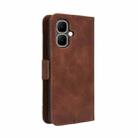For Infinix Smart 10 / Tecno Pop 10 4G Skin Feel Calf Texture Card Slots Leather Phone Case(Brown) - 3