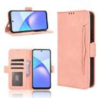 For Infinix Smart 10 Plus 4G Skin Feel Calf Texture Card Slots Leather Phone Case(Pink) - 1