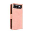 For Infinix Smart 10 Plus 4G Skin Feel Calf Texture Card Slots Leather Phone Case(Pink) - 3