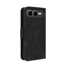For Infinix Smart 10 Plus 4G Skin Feel Calf Texture Card Slots Leather Phone Case(Black) - 3
