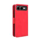 For Infinix Smart 10 Plus 4G Skin Feel Calf Texture Card Slots Leather Phone Case(Red) - 3