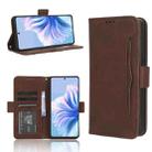 For Tecno Camon 20 Premier 5G Skin Feel Calf Texture Card Slots Leather Phone Case(Brown) - 1