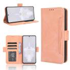 For Tecno Camon 20 Pro 5G Skin Feel Calf Texture Card Slots Leather Phone Case(Pink) - 1