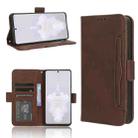 For Tecno Camon 20 Pro 5G Skin Feel Calf Texture Card Slots Leather Phone Case(Brown) - 1