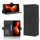 For Tecno Pova Neo 3 Skin Feel Calf Texture Card Slots Leather Phone Case(Black) - 1