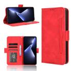 For Tecno Pova 5 Pro Skin Feel Calf Texture Card Slots Leather Phone Case(Red) - 1