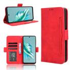 For Tecno Spark 20 4G KJ5 Skin Feel Calf Texture Card Slots Leather Phone Case(Red) - 1