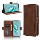 For Tecno Spark 20 4G KJ5 Skin Feel Calf Texture Card Slots Leather Phone Case(Brown) - 1