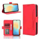 For Tecno Spark Go 2024 / Spark 20C Skin Feel Calf Texture Card Slots Leather Phone Case(Red) - 1