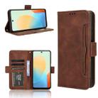 For Tecno Spark Go 2024 / Spark 20C Skin Feel Calf Texture Card Slots Leather Phone Case(Brown) - 1