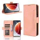 For Tecno Camon 30 Premier 5G Skin Feel Calf Texture Card Slots Leather Phone Case(Pink) - 1