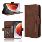 For Tecno Camon 30 Premier 5G Skin Feel Calf Texture Card Slots Leather Phone Case(Brown) - 1