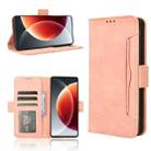 For Tecno Camon 30 Pro 5G Skin Feel Calf Texture Card Slots Leather Phone Case(Pink) - 1