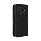 For Tecno Camon 30 Pro 5G Skin Feel Calf Texture Card Slots Leather Phone Case(Black) - 3