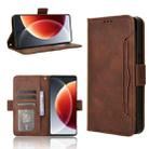 For Tecno Camon 30 Pro 5G Skin Feel Calf Texture Card Slots Leather Phone Case(Brown) - 1