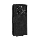 For Tecno Pova 6 Pro 5G Skin Feel Calf Texture Card Slots Leather Phone Case(Black) - 3