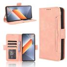 For Tecno Pova 6 4G Skin Feel Calf Texture Card Slots Leather Phone Case(Pink) - 1