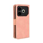 For Tecno Pova 6 Neo 4G Skin Feel Calf Texture Card Slots Leather Phone Case(Pink) - 3