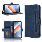 For Tecno Pova 6 Neo 4G Skin Feel Calf Texture Card Slots Leather Phone Case(Blue) - 1